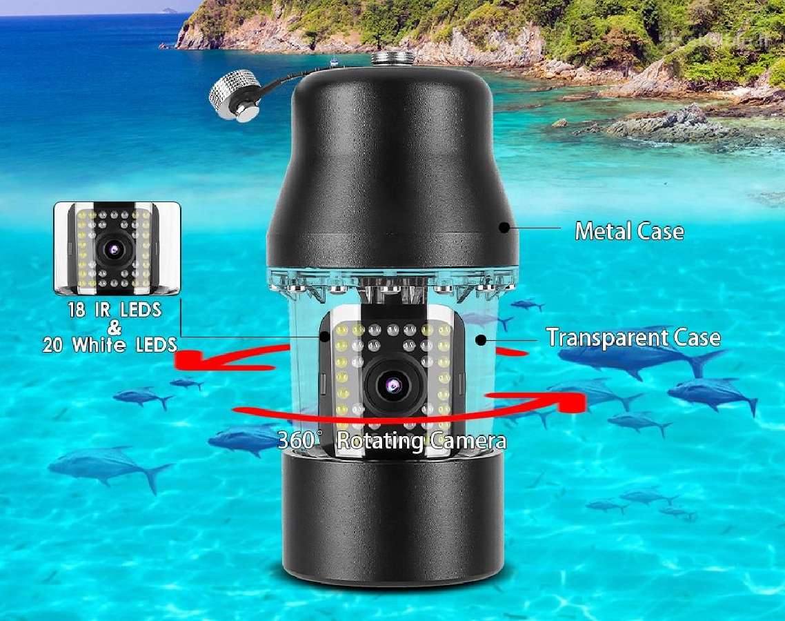 Povandenine sukinėjama kamera 30m ir 9 colių Rec - nuotraukos Nr. 3