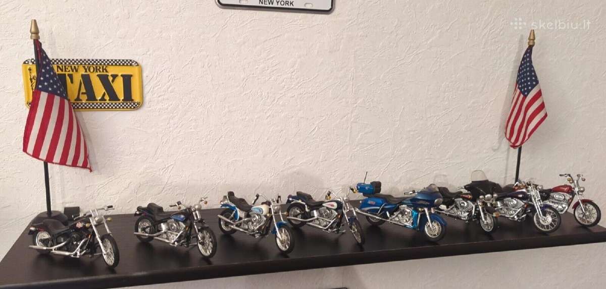 Moto modeliuku kolekcija motociklu diecast - nuotraukos Nr. 2