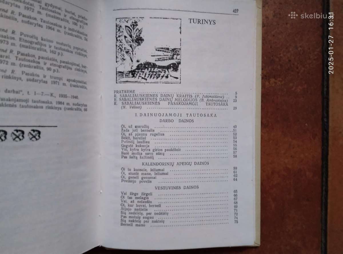 R. Sabaliauskaitės tautosak. ir etnograf. rinktinė - nuotraukos Nr. 9