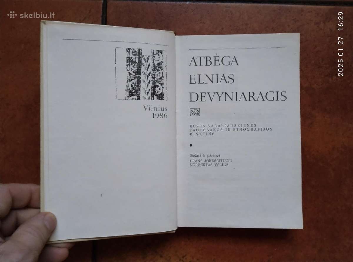 Norbertas Vėlius "Atbėga elnias devyniaragis" 1986 - nuotraukos Nr. 3