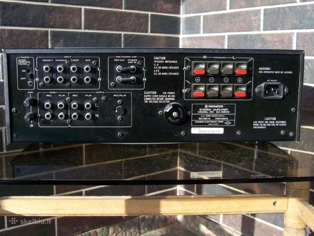 Pioneer Sa 8800. CX-7000. A 701r, 676. S-5pc. - nuotraukos Nr. 5