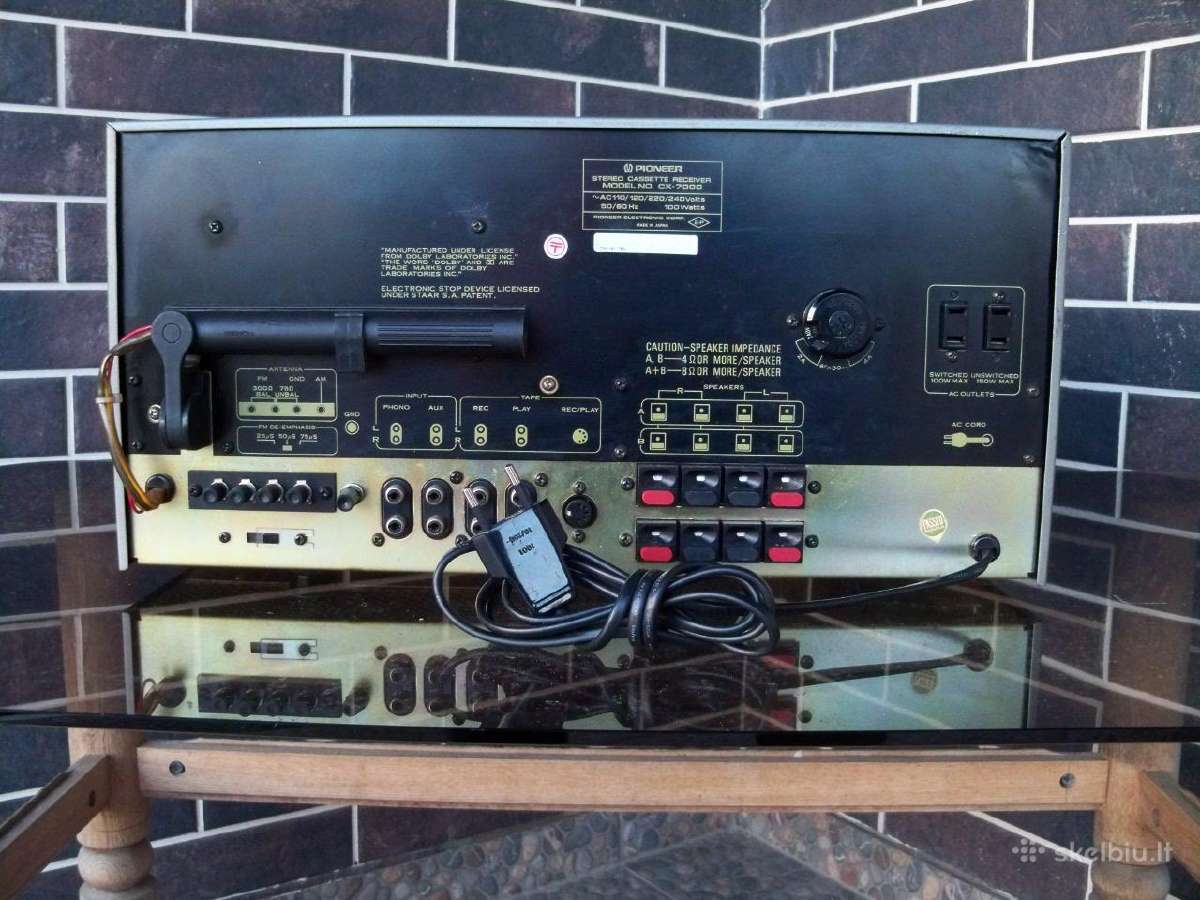 Pioneer Sa 8800. CX-7000. A 701r, 676. S-5pc. - nuotraukos Nr. 11