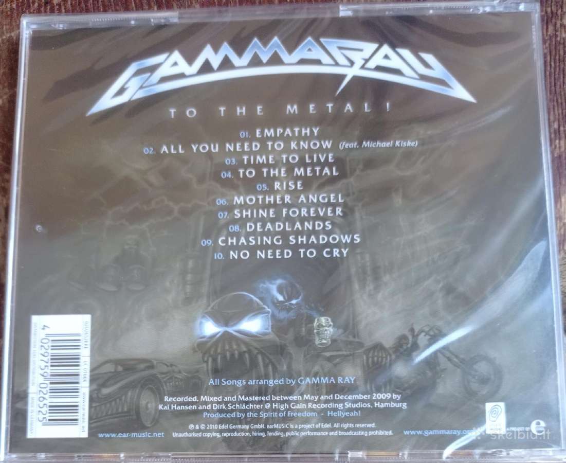 Gamma Ray - To The Metal - nuotraukos Nr. 2