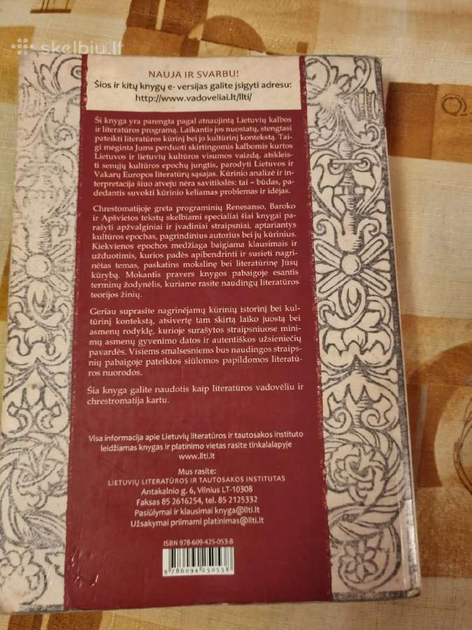 Literatūra 11 klasei chrestomatija 1 ir 2 dalis - nuotraukos Nr. 6