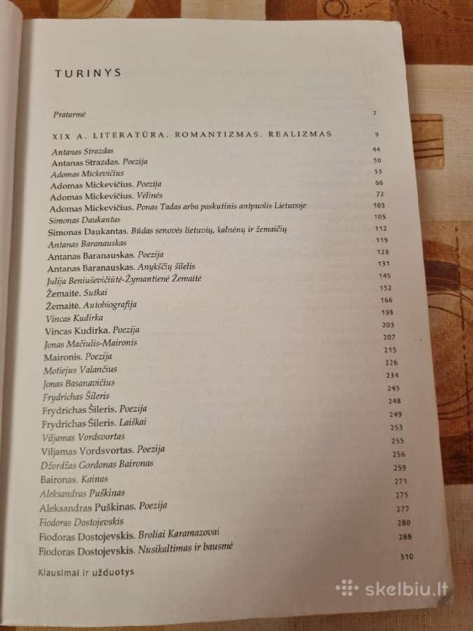 Literatūra 11 klasei chrestomatija 1 ir 2 dalis - nuotraukos Nr. 10