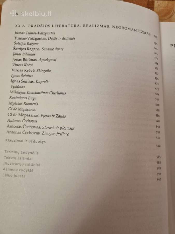 Literatūra 11 klasei chrestomatija 1 ir 2 dalis - nuotraukos Nr. 11