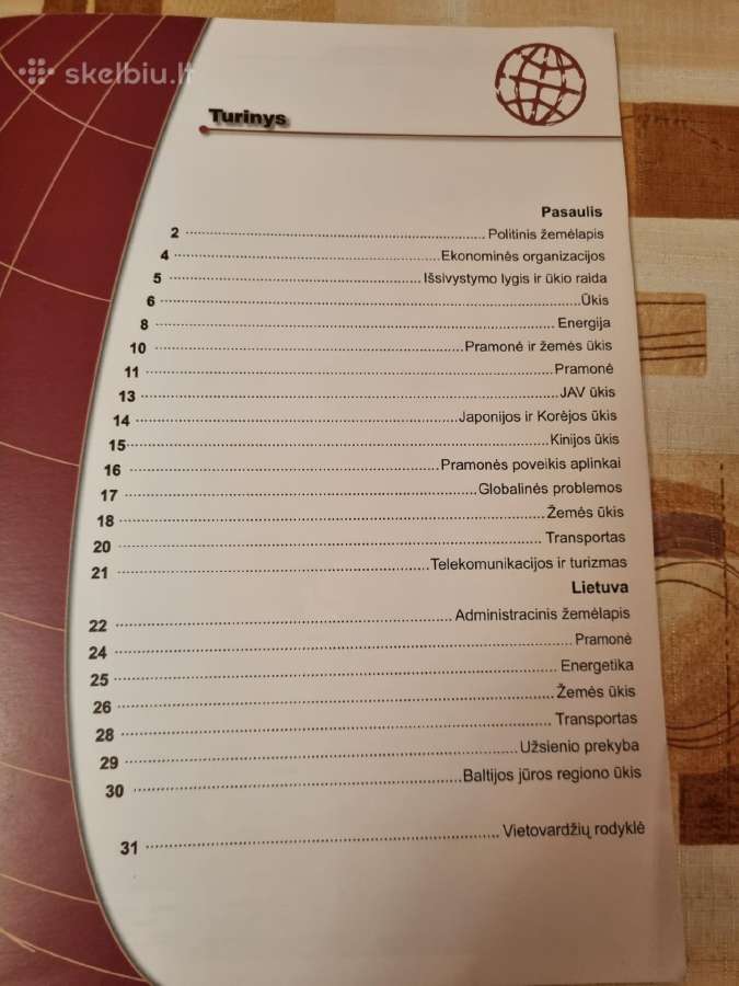 Žemė , geografijos atlasas 10 klasei - nuotraukos Nr. 2