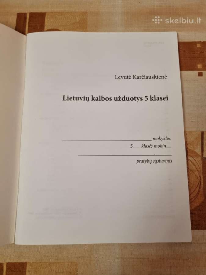 Lietuvių kalbos užduotys 5 klasei - nuotraukos Nr. 2