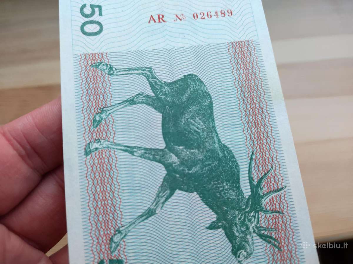 50 talonų 1991 be užrašo - nuotraukos Nr. 4