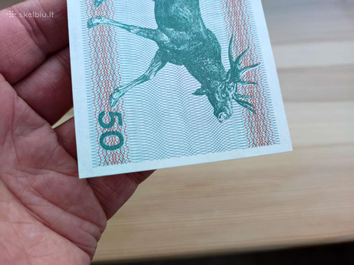50 talonų 1991 be užrašo - nuotraukos Nr. 5