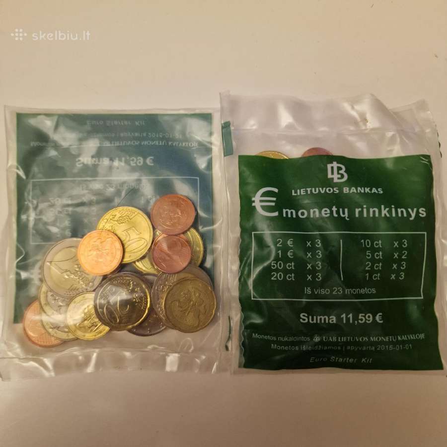 2015 Monetų rinkinys - Lietuva Euro Starter Kit - nuotraukos Nr. 2