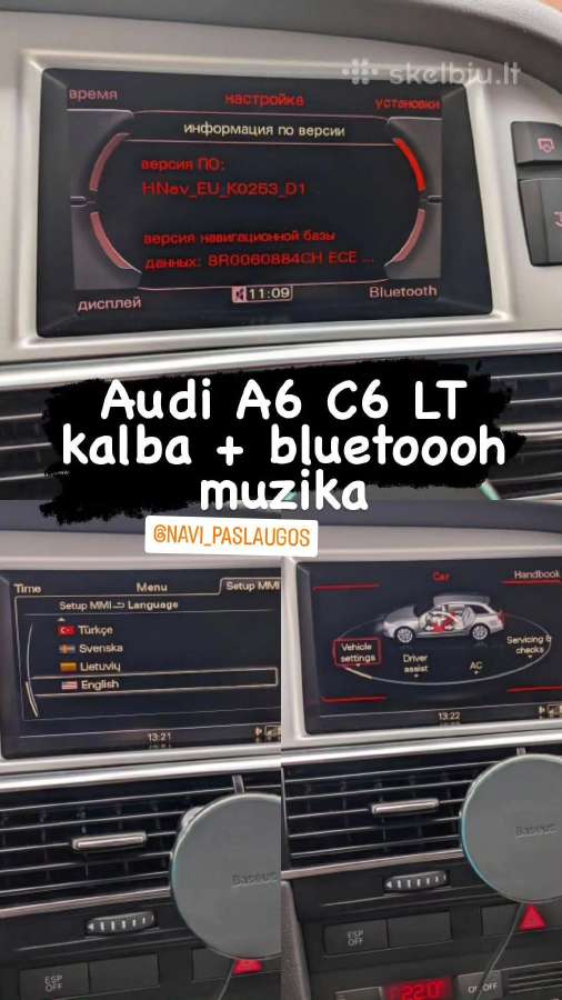 Audi Usa-eu VW Seat Skoda Waze Carplay App Connect - nuotraukos Nr. 21