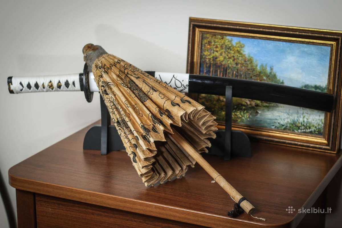 Antikvarinis japoniškas skėtis - nuotraukos Nr. 4