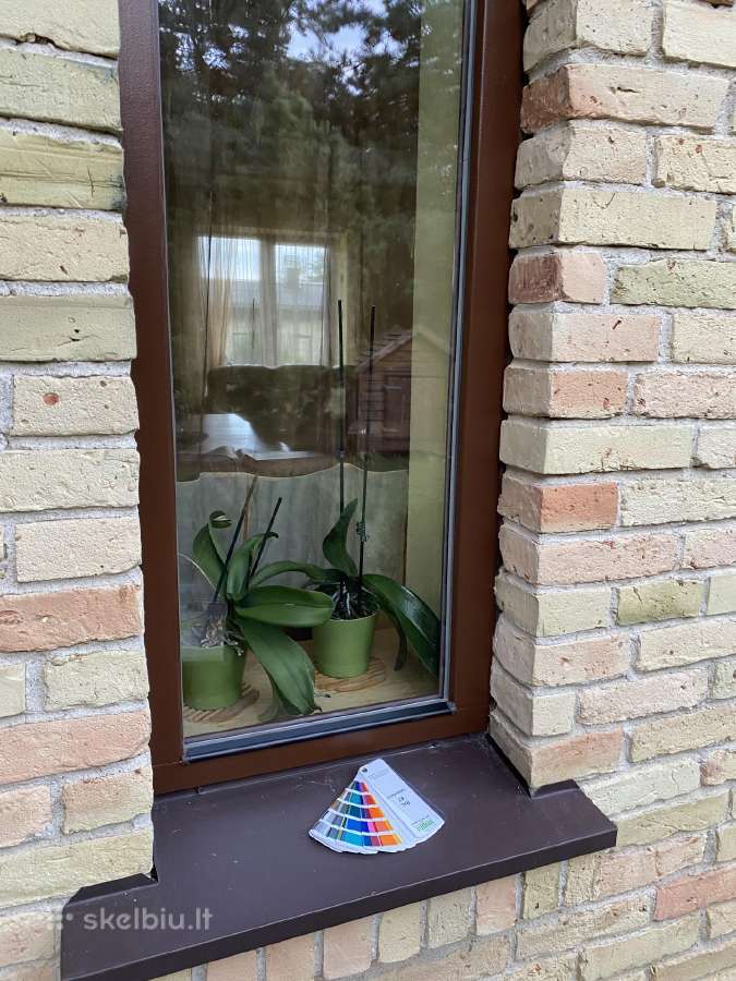 Medinių namų dažymas , durų dažymas, langų dažymas - nuotraukos Nr. 24