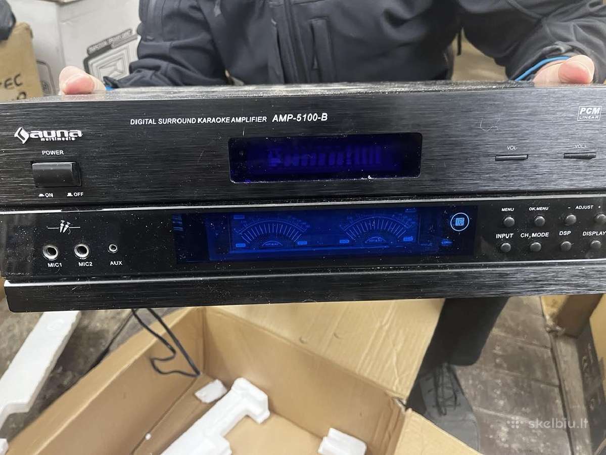 Auna Amp-5100-b karaoke stiprintuvas - nuotraukos Nr. 2