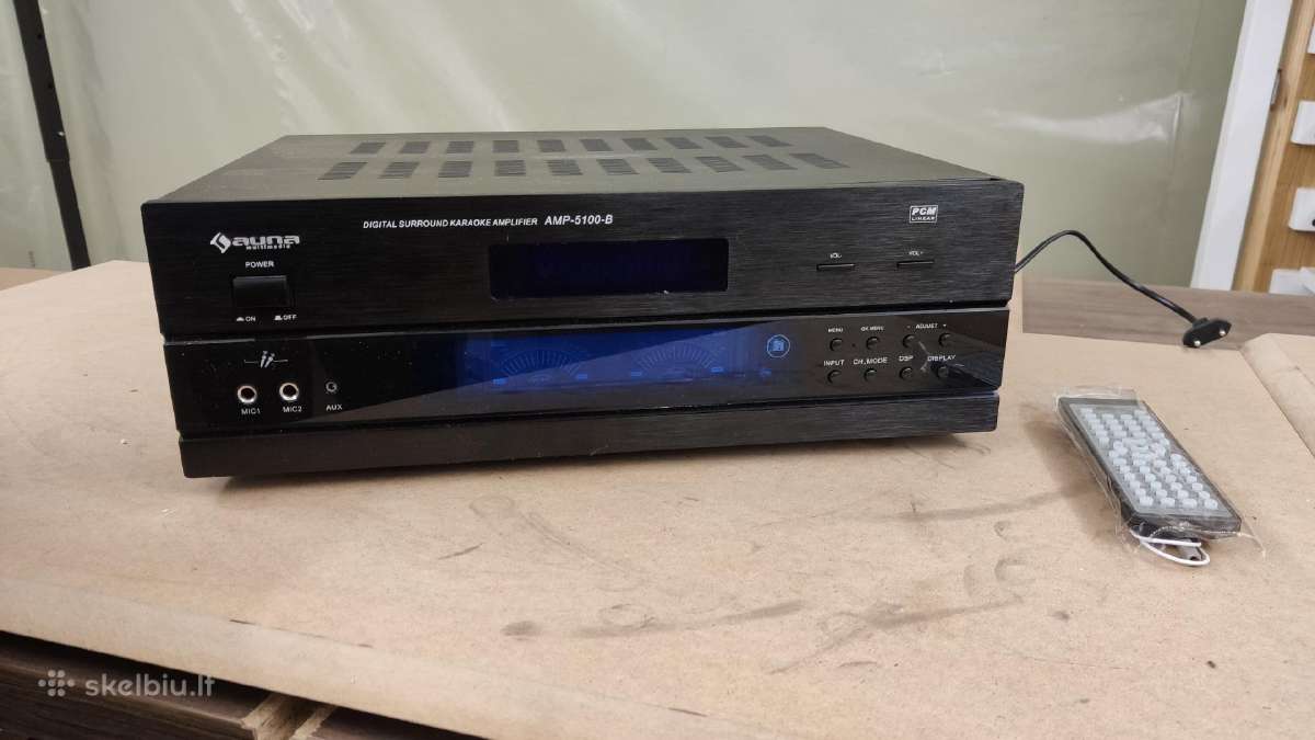 Auna Amp-5100-b karaoke stiprintuvas