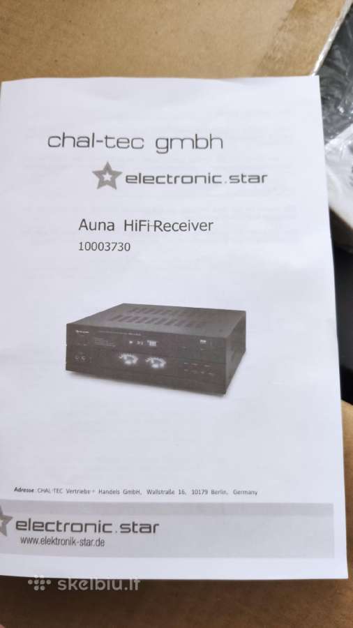 Auna Amp-5100-b karaoke stiprintuvas - nuotraukos Nr. 6