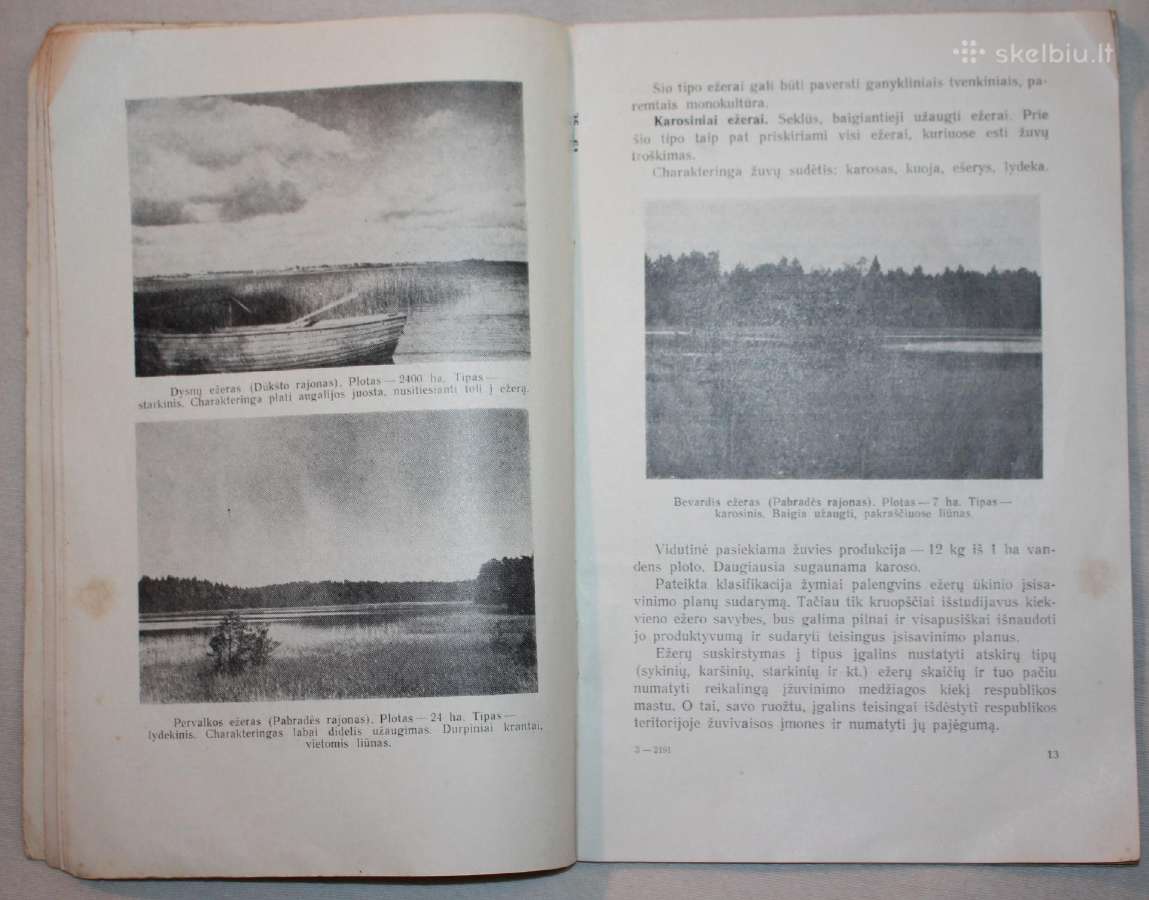 Žuvininkystė ežeruose R. Volskis knygelė 1959 m. - nuotraukos Nr. 5