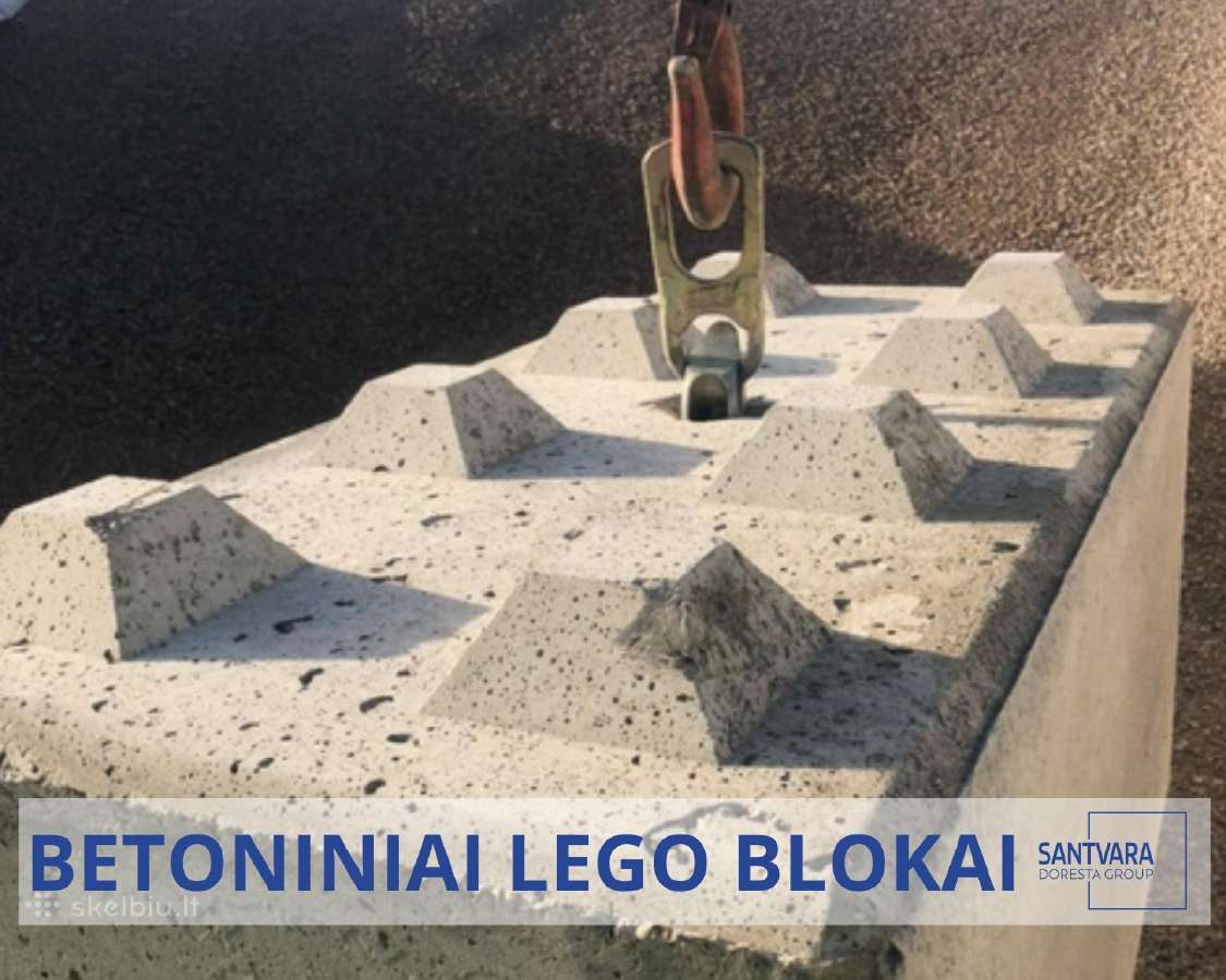 Betoniniai lego blokai - nuotraukos Nr. 3