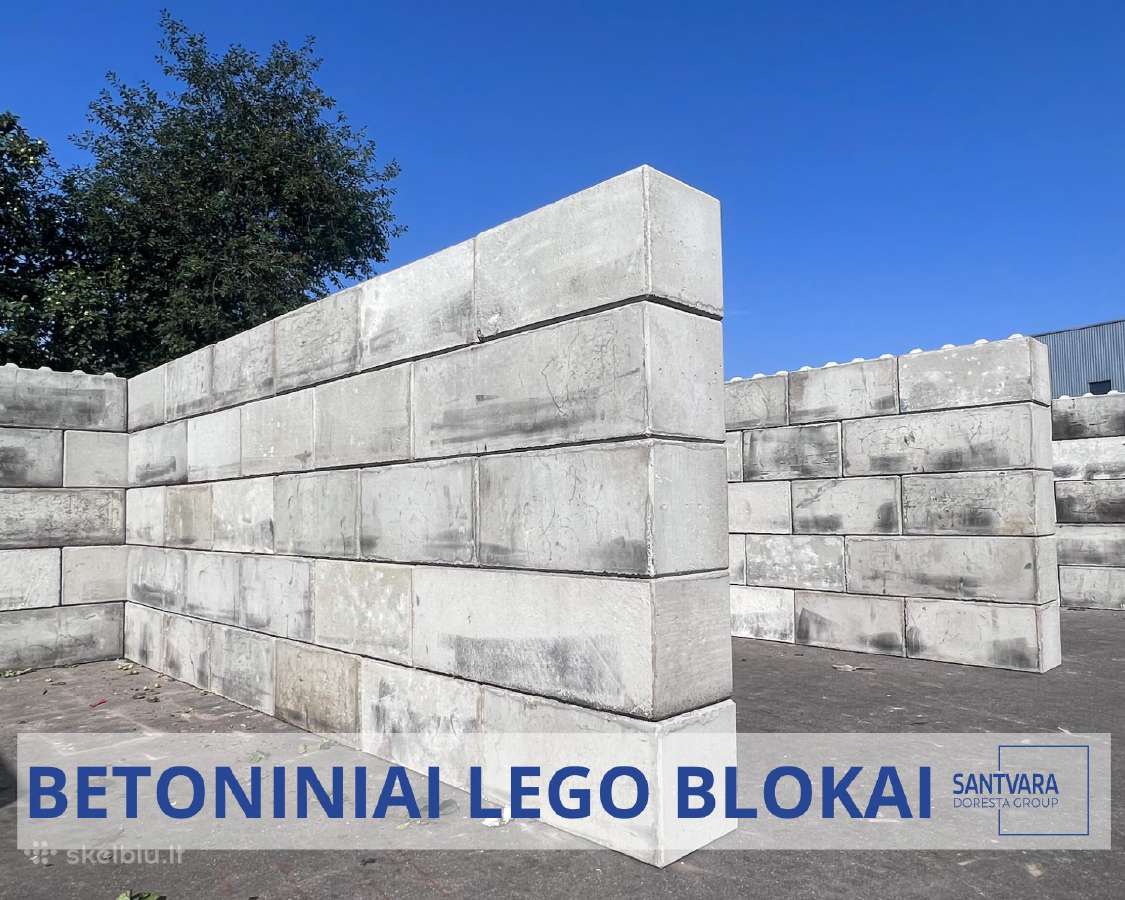 Betoniniai lego blokai - nuotraukos Nr. 2