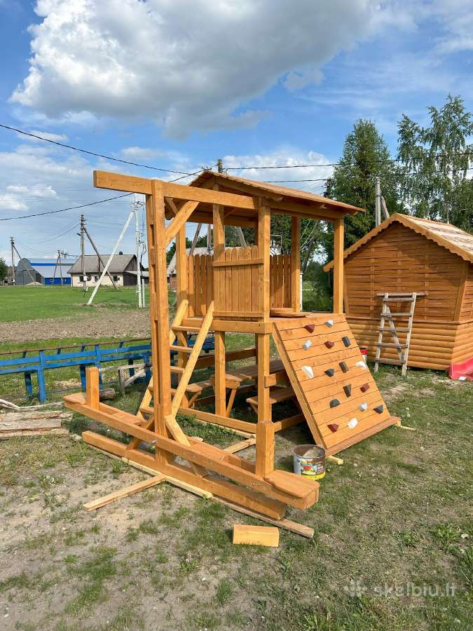 Gaminame vaikų žaidimo aikštelė - nuotraukos Nr. 4