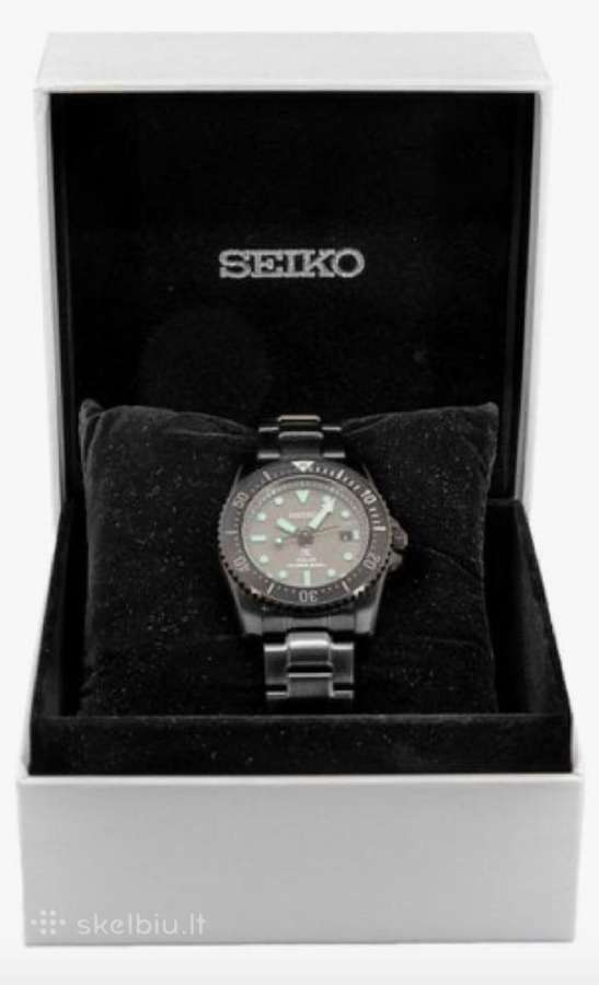 Seiko Prospex Black Series Solar Limited Edition - nuotraukos Nr. 2