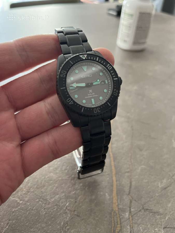 Seiko Prospex Black Series Solar Limited Edition - nuotraukos Nr. 3