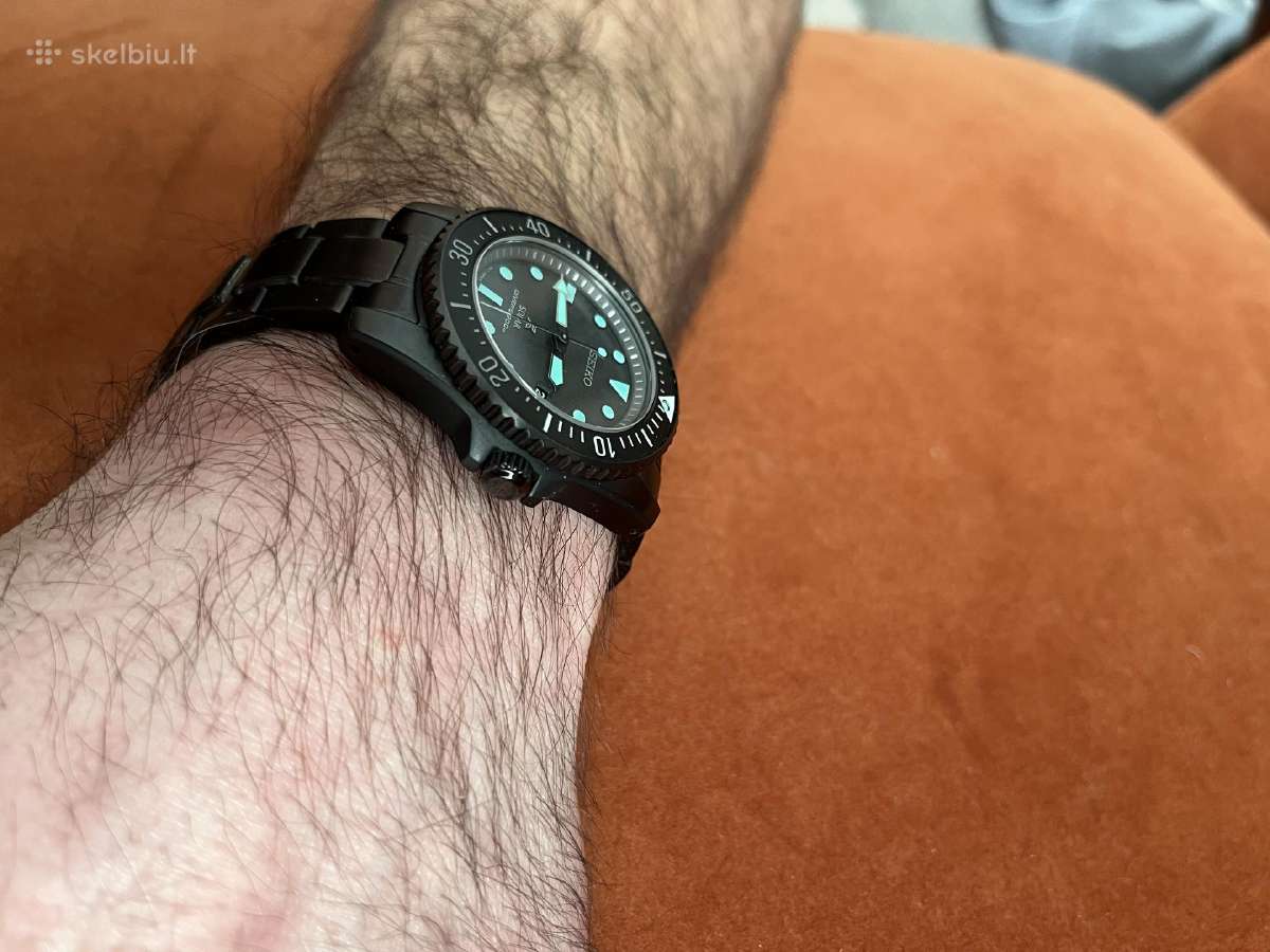 Seiko Prospex Black Series Solar Limited Edition - nuotraukos Nr. 5