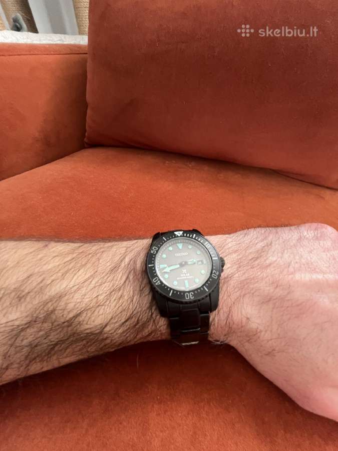 Seiko Prospex Black Series Solar Limited Edition - nuotraukos Nr. 7