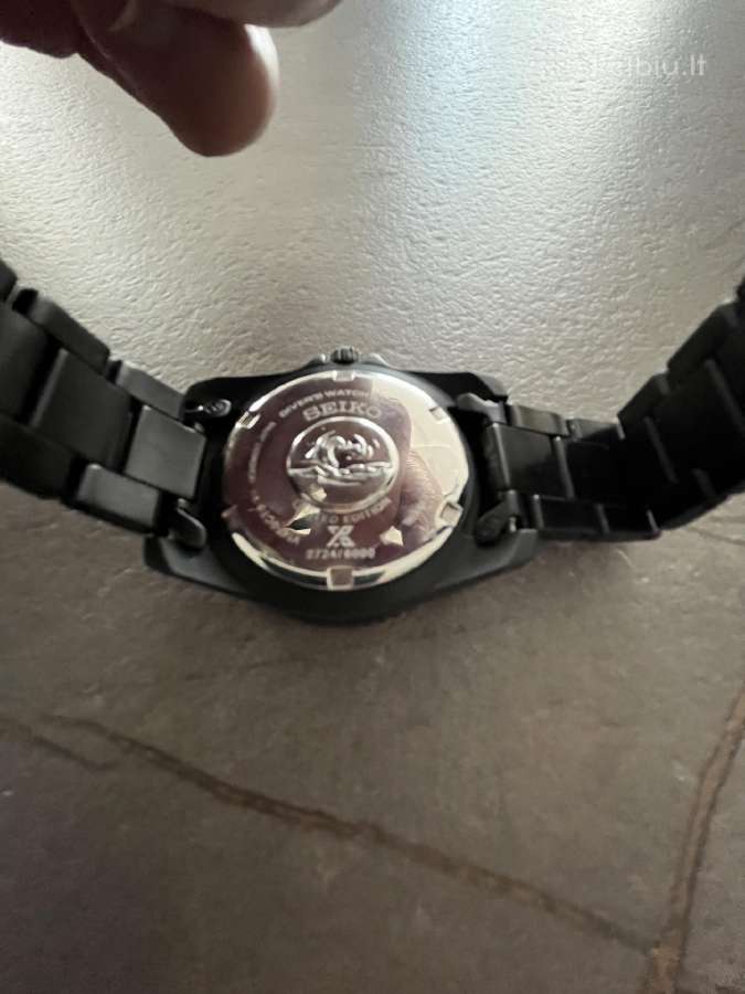 Seiko Prospex Black Series Solar Limited Edition - nuotraukos Nr. 8