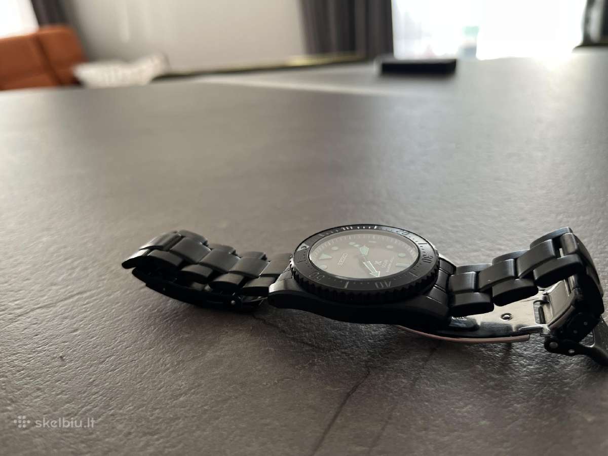 Seiko Prospex Black Series Solar Limited Edition - nuotraukos Nr. 9