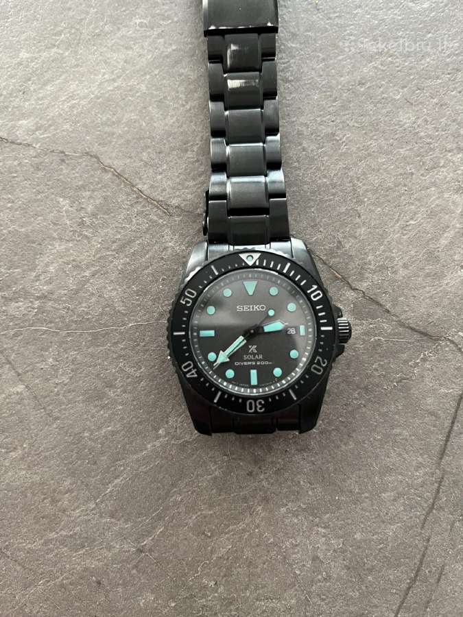 Seiko Prospex Black Series Solar Limited Edition - nuotraukos Nr. 11