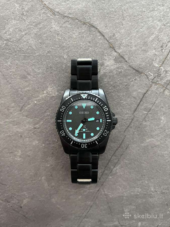 Seiko Prospex Black Series Solar Limited Edition - nuotraukos Nr. 14