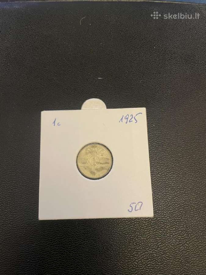 1925 m 1 centas