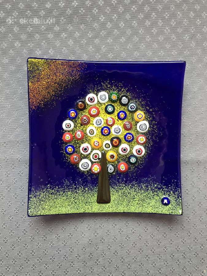 Murano Tree of Life (gyvybės medis) lėkštė
