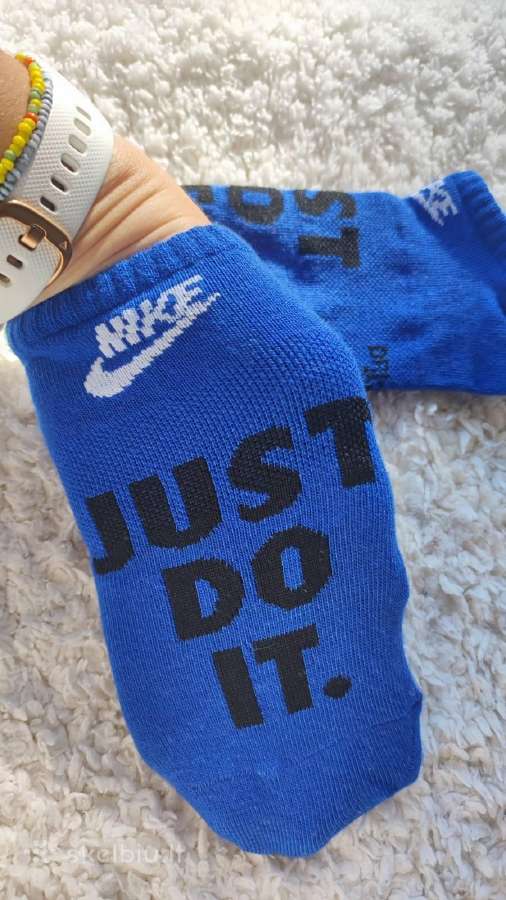 Nike "Just do IT." trumpos kojinytės. Naujos - nuotraukos Nr. 3