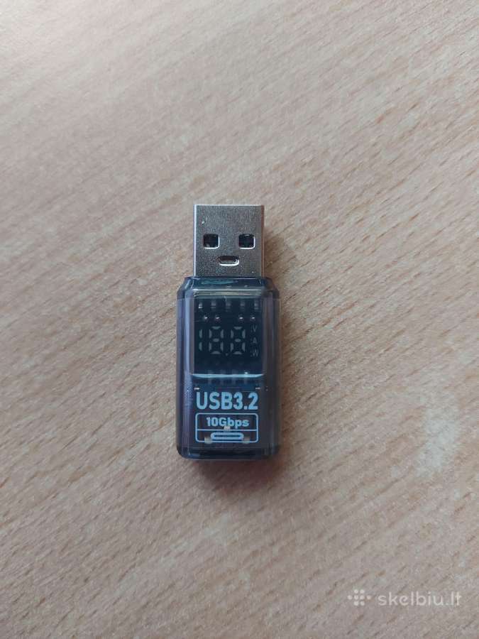 Usb testeris matuoklis