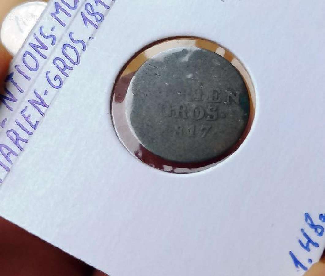 Vokietija- Hanoveris 1817 1 Marijos gr. (sidabr) - nuotraukos Nr. 2