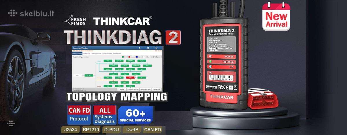 Thinkdiag 2 X431 X-diag Prodiag Diagzone - nuotraukos Nr. 3