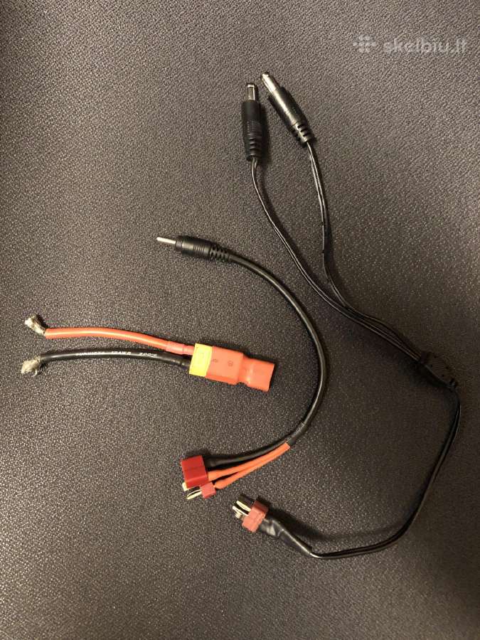 Kabeliai, jungtys Xt60 (T plug) / Jack 5.4/3.5mm