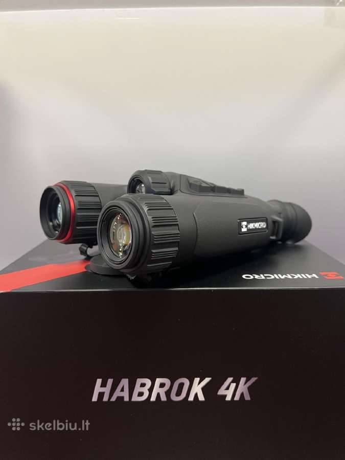 Hikmicro Habrok 4k su tolimačiu He25ln