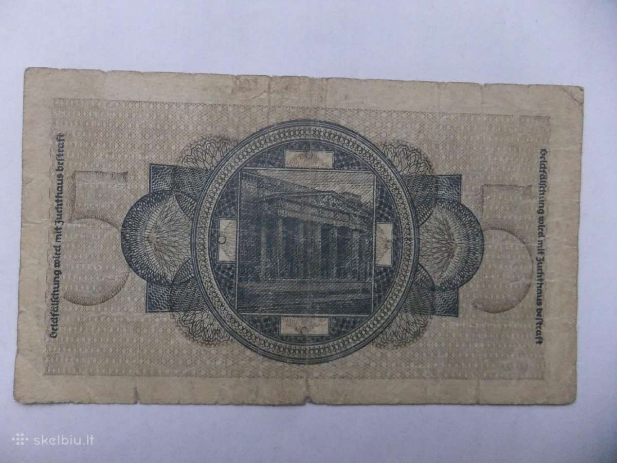 Vokietija-reichsmarkes 1939-1945m. - nuotraukos Nr. 6