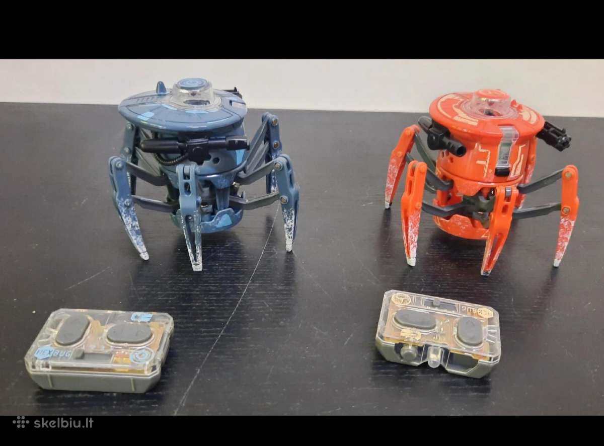 2 robotukų su pulteliu rinkinys