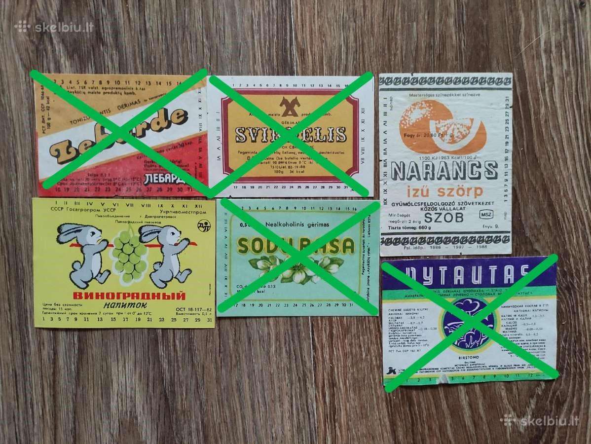 Senos limonado - gėrimų etiketės -2 - nuotraukos Nr. 8