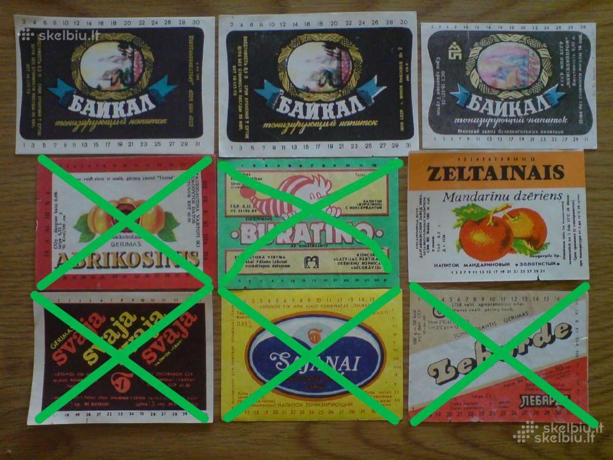 Senos limonado - gėrimų etiketės -2 - nuotraukos Nr. 9