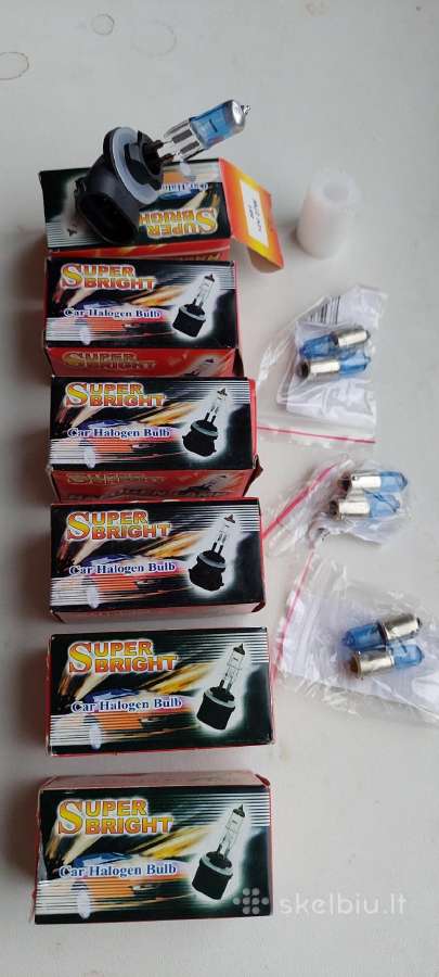 12v 6w Bax9s Super White lemputė