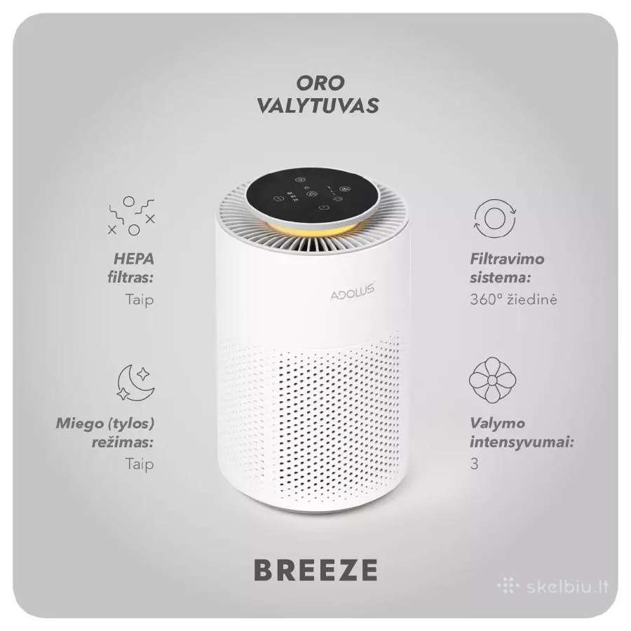 Oro valytuvas Adolus Breeze - nuotraukos Nr. 3
