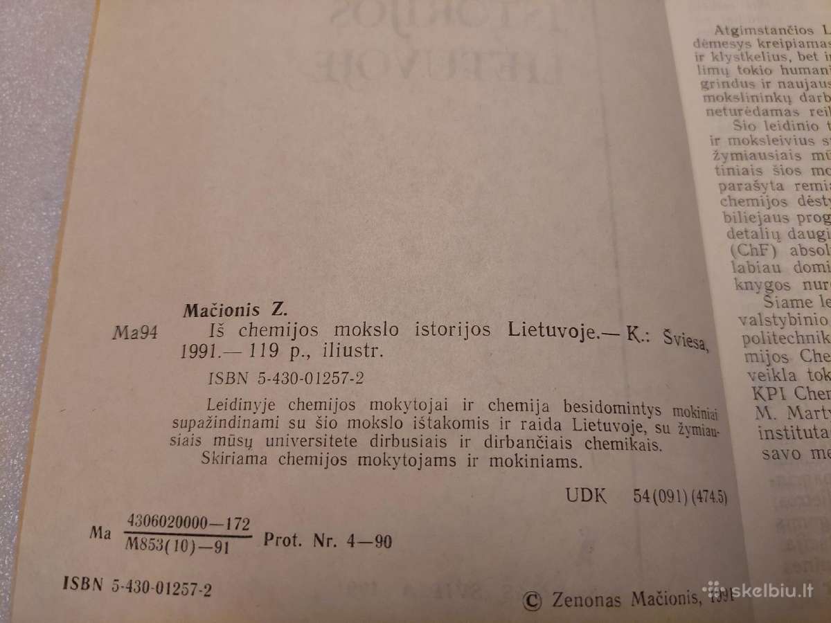 Iš chemijos mokslo istorijos Lietuvoje - nuotraukos Nr. 3