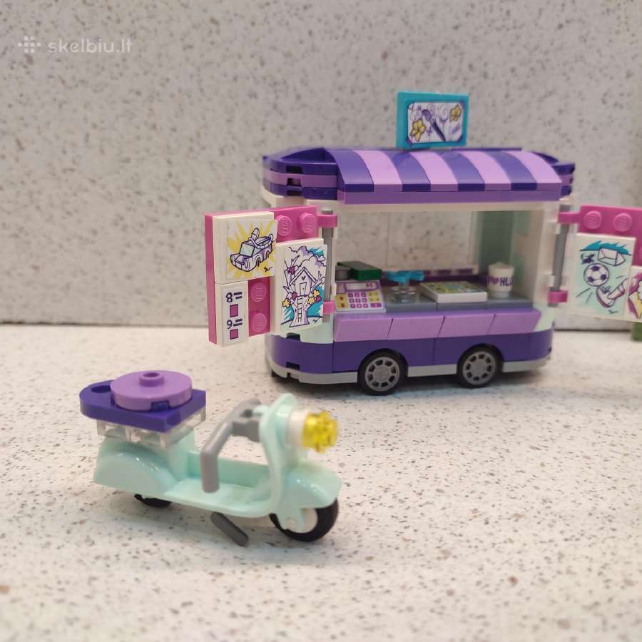 Lego Friends 41332 Emos meno dirbinių kioskas - nuotraukos Nr. 4