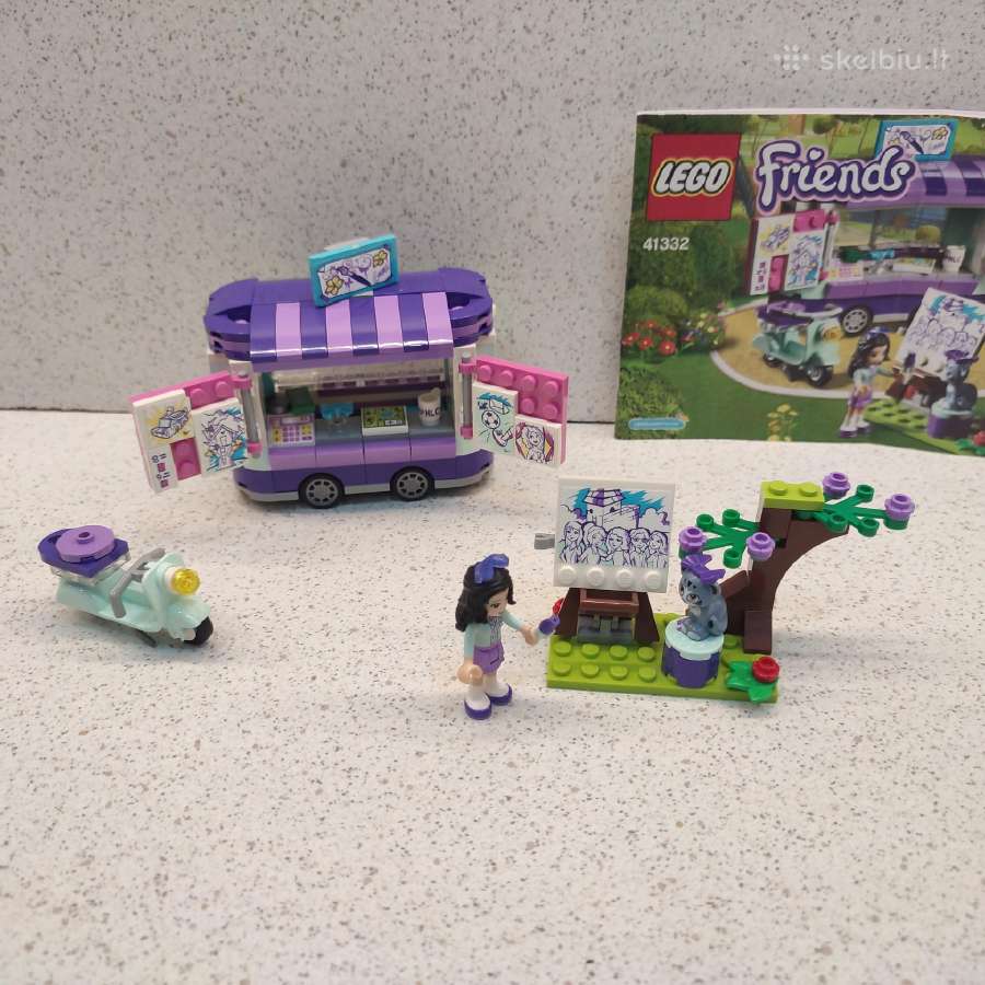 Lego Friends 41332 Emos meno dirbinių kioskas - nuotraukos Nr. 2